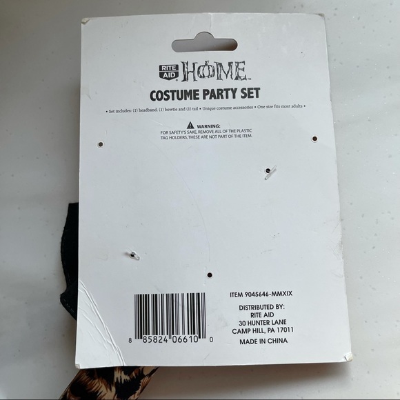 Animal Print Costume Tail & Tie Party Set - Picture 8 of 9